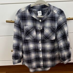 Gap toddler girl plaid top
